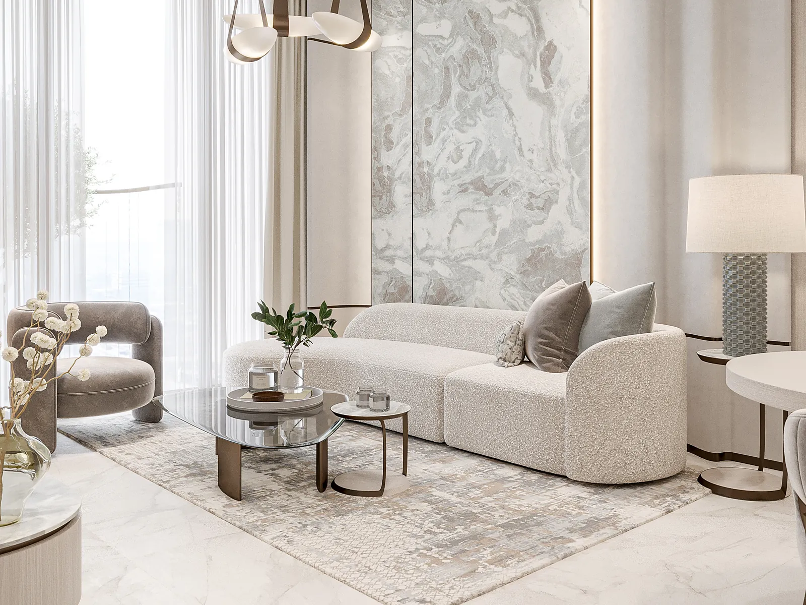 113 Residences, Wohnbereich