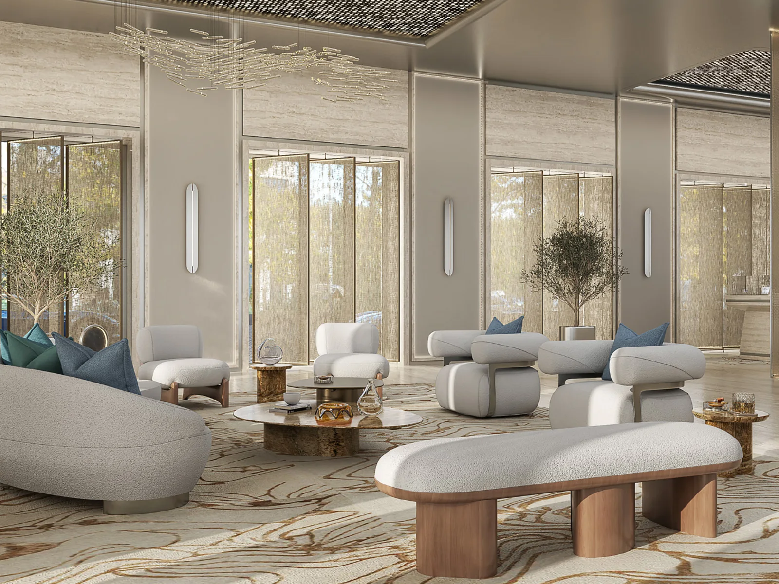 AHS Tower, Signature Lobby mit Lounge