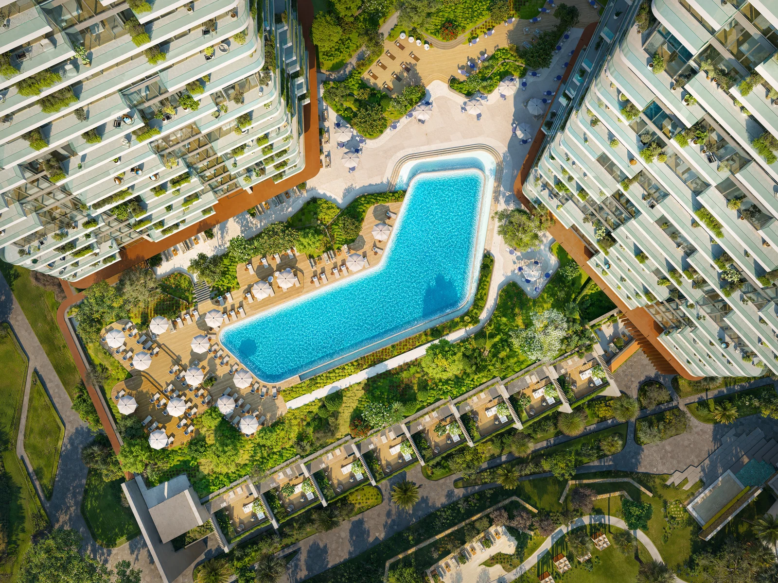Soulever, Twin-Tower-Residenzen in Dubai Maritime City