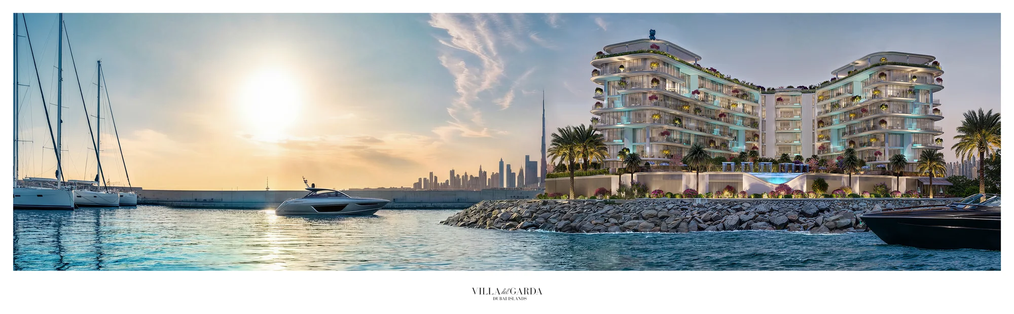 Villa del Garda, Marina und Bucht