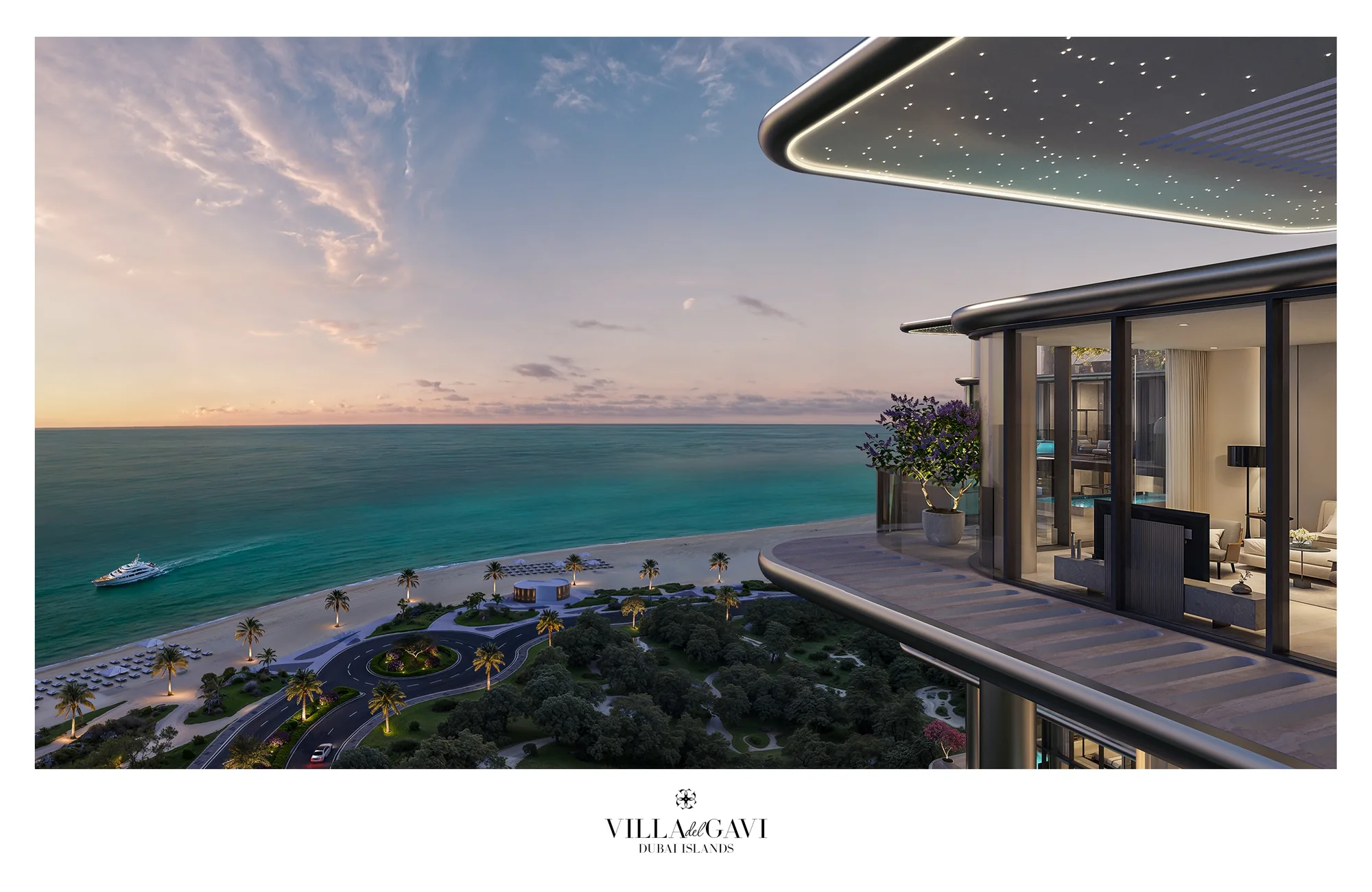 Villa del GAVI, Mr. Eight, Terrasse mit Meerblick
