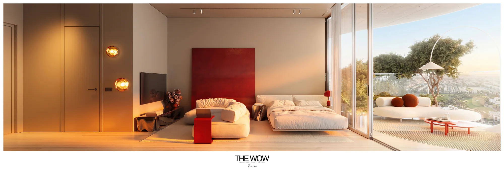 The WOW Tower, Schlafzimmer